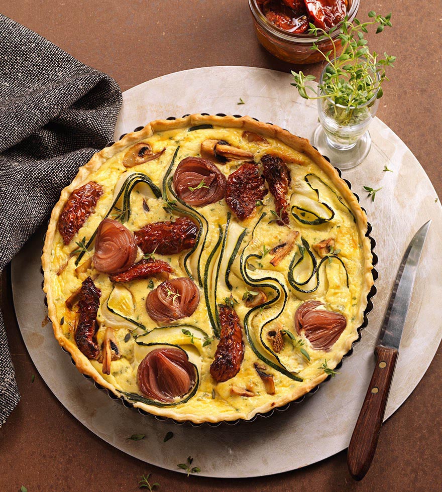 Quiche met courgette Tante Fanny