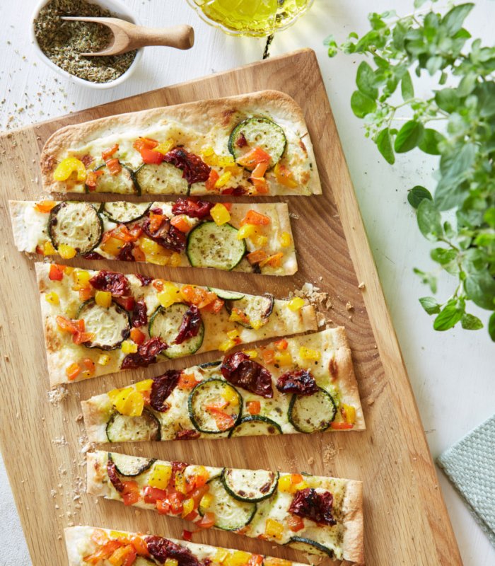 Mediterrane Flammkuchen