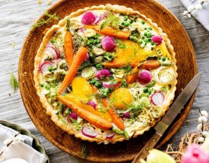 Recept: Vegetarische Paasquiche